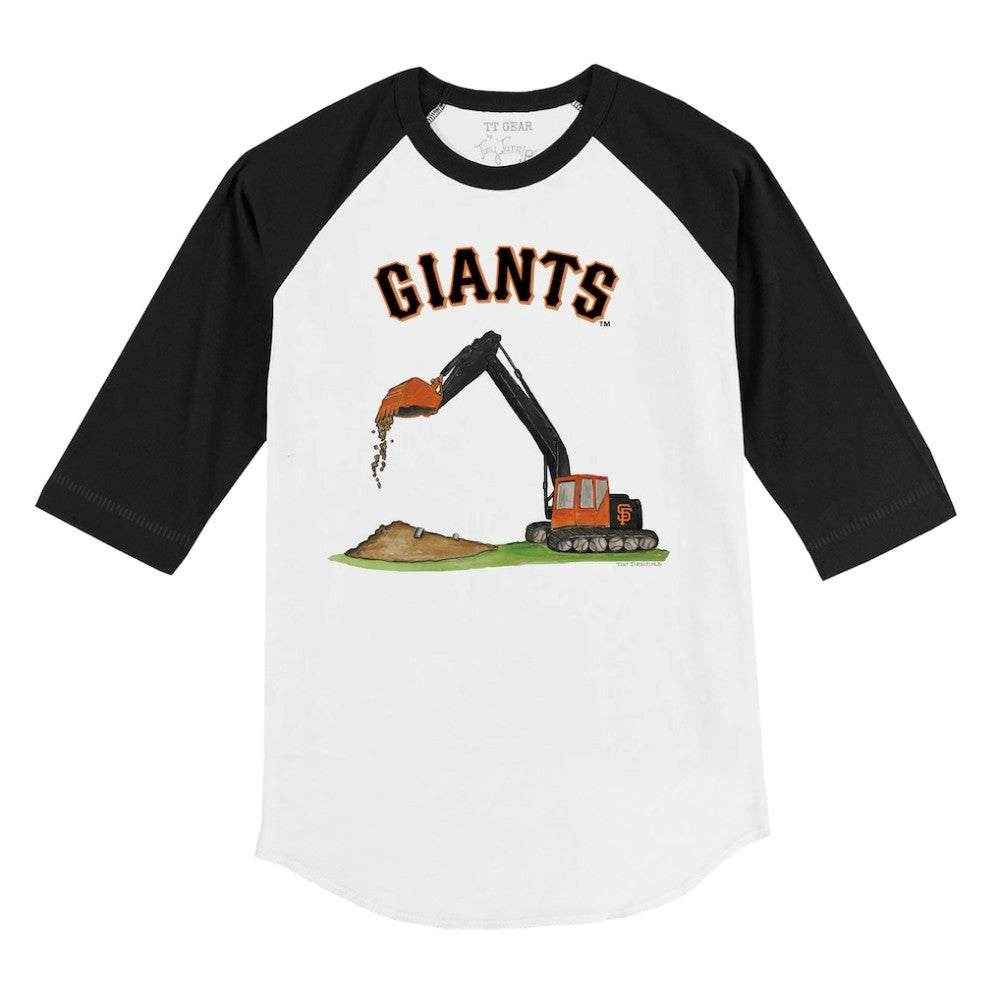 San Francisco Giants Tiny Turnip Youth Excavator 3/4-Sleeve Raglan T-Shirt - MLB