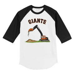 San Francisco Giants Tiny Turnip Youth Excavator 3/4-Sleeve Raglan T-Shirt - MLB