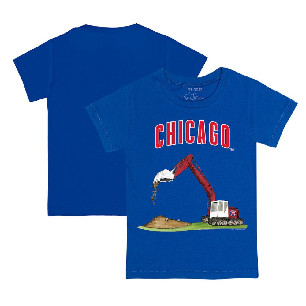 Chicago Cubs Tiny Turnip Youth Excavator T-Shirt - MLB