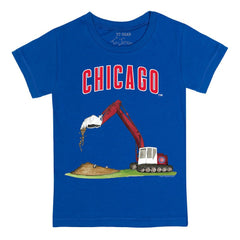 Chicago Cubs Tiny Turnip Youth Excavator T-Shirt - MLB