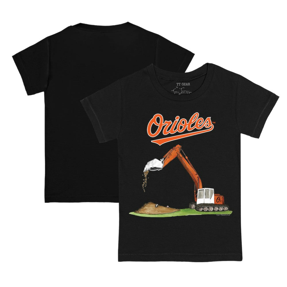 Baltimore Orioles Tiny Turnip Youth Excavator T-Shirt - MLB
