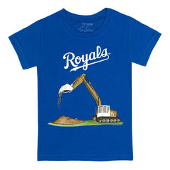 Kansas City Royals Tiny Turnip Youth Excavator T-Shirt - MLB