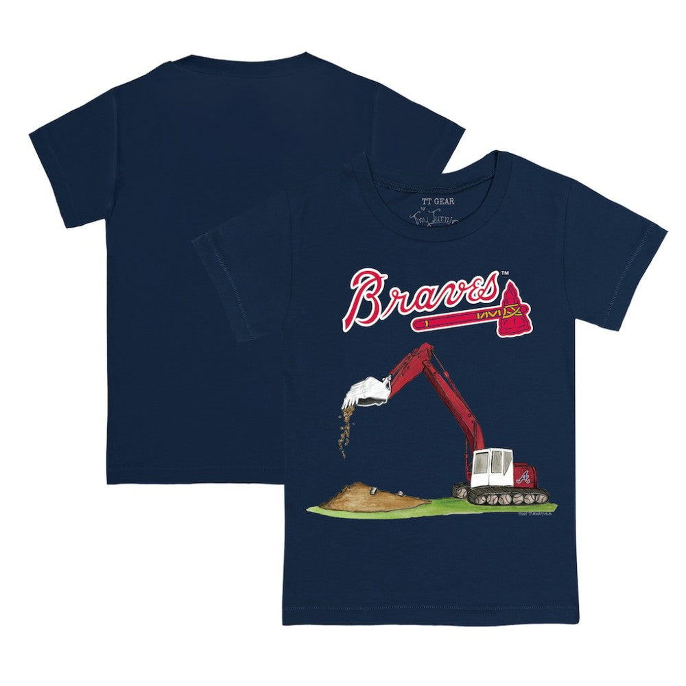 Atlanta Braves Tiny Turnip Youth Excavator T-Shirt - MLB