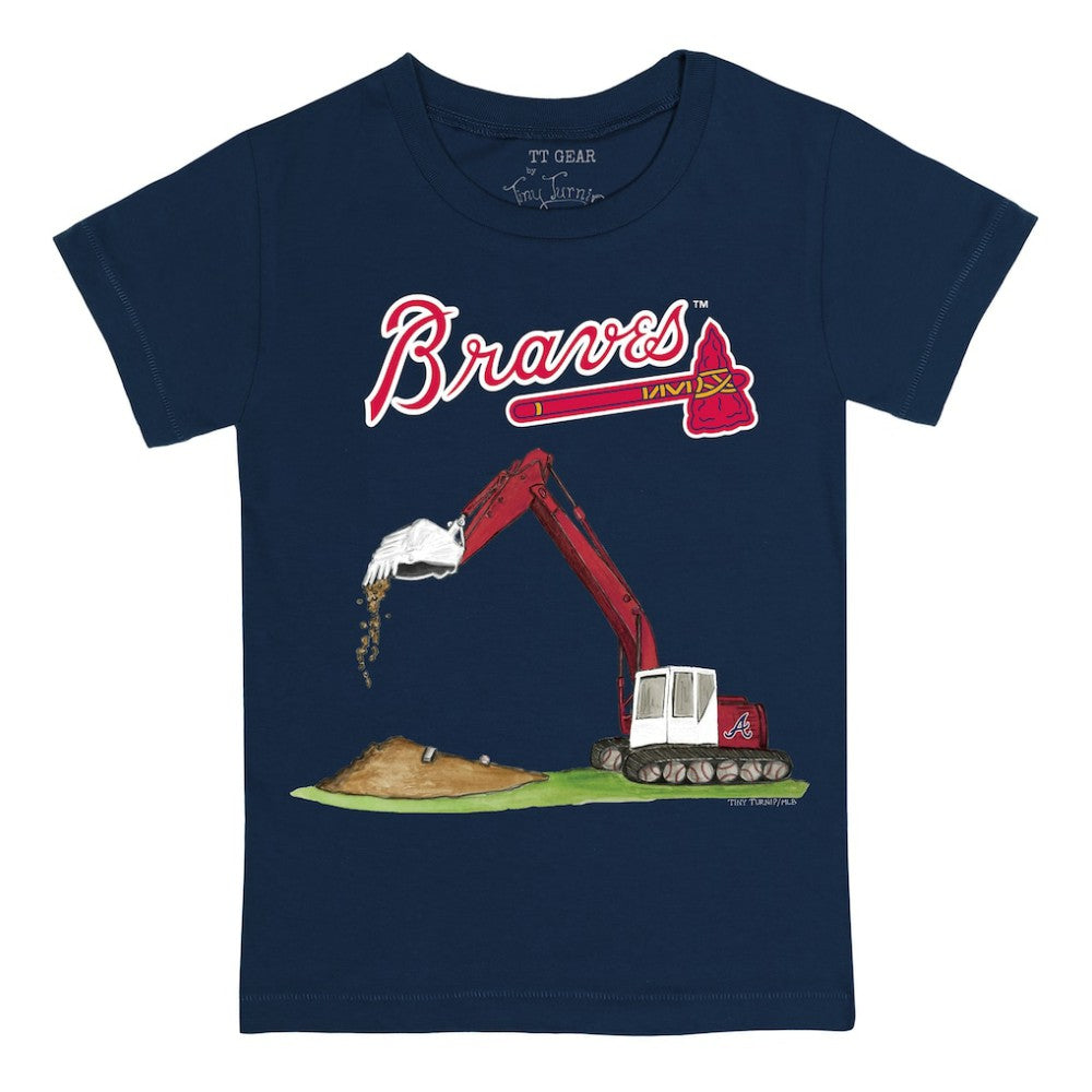 Atlanta Braves Tiny Turnip Youth Excavator T-Shirt - MLB