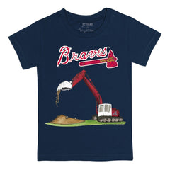 Atlanta Braves Tiny Turnip Youth Excavator T-Shirt - MLB