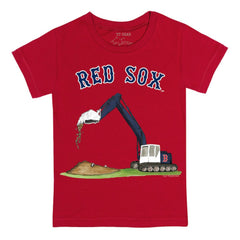 Boston Red Sox Tiny Turnip Youth Excavator T-Shirt - MLB