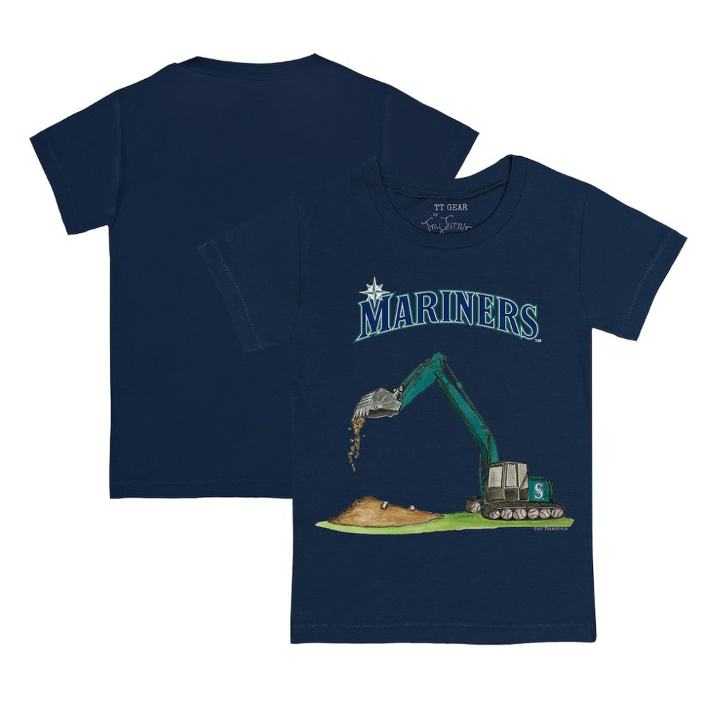 Seattle Mariners Tiny Turnip Youth Excavator T-Shirt - MLB
