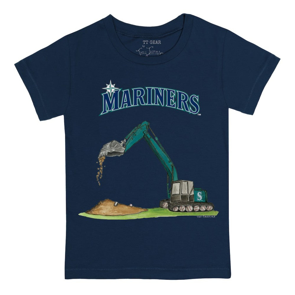 Seattle Mariners Tiny Turnip Youth Excavator T-Shirt - MLB