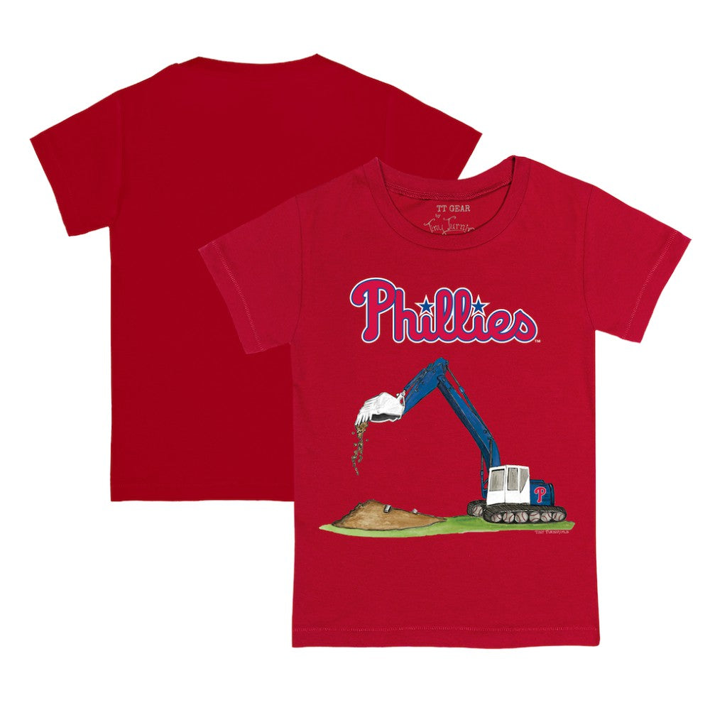 Philadelphia Phillies Tiny Turnip Youth Excavator T-Shirt - MLB