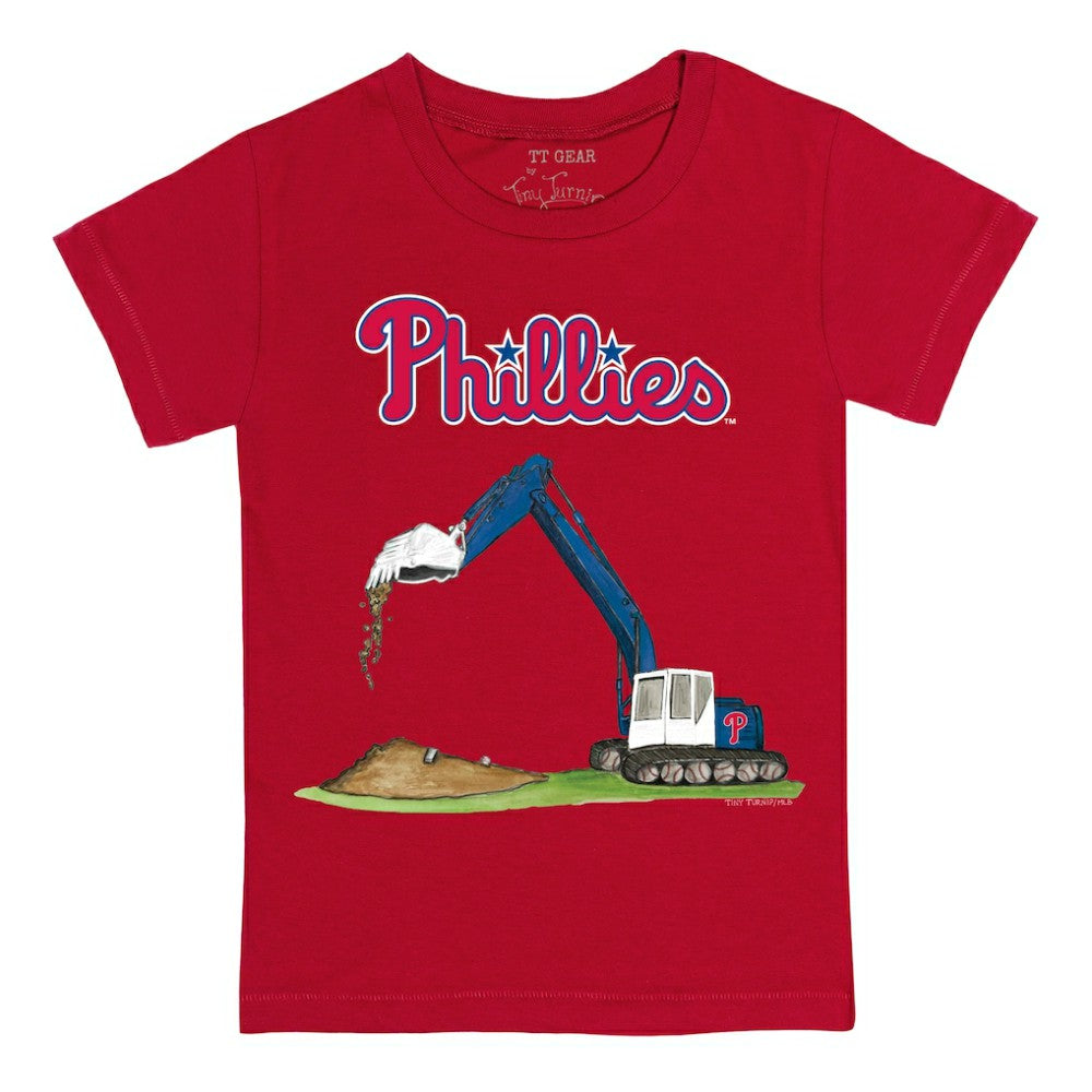 Philadelphia Phillies Tiny Turnip Youth Excavator T-Shirt - MLB