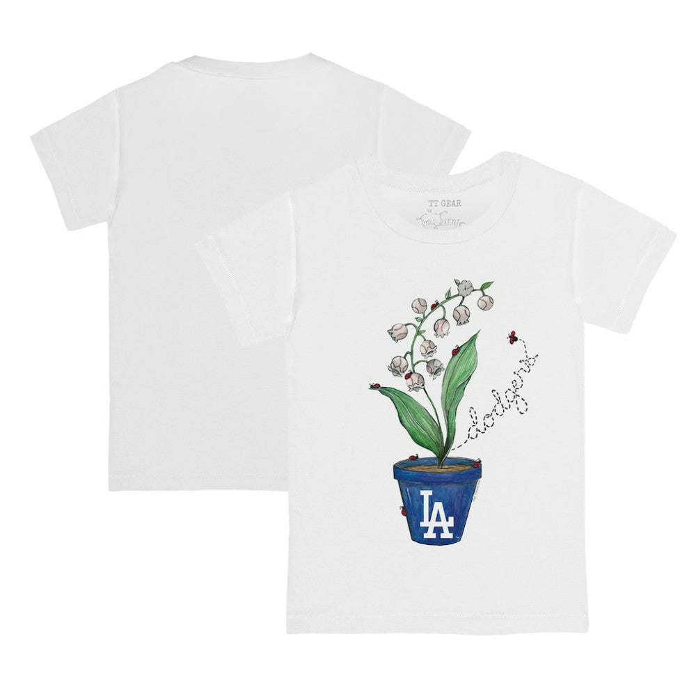 Los Angeles Dodgers Tiny Turnip Youth Lilies & Ladybugs T-Shirt - MLB