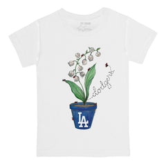 Los Angeles Dodgers Tiny Turnip Youth Lilies & Ladybugs T-Shirt - MLB