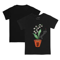 San Francisco Giants Tiny Turnip Youth Lilies & Ladybugs T-Shirt - MLB