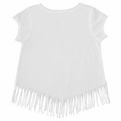 Toronto Blue Jays Tiny Turnip Girls Youth Mermaid Fringe T-Shirt - MLB