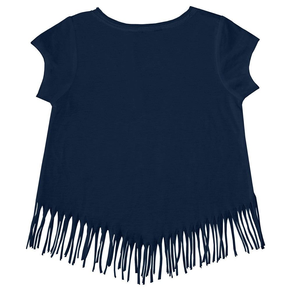 Milwaukee Brewers Tiny Turnip Girls Youth Mermaid Fringe T-Shirt - MLB