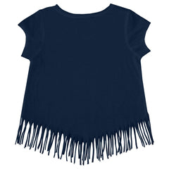 Milwaukee Brewers Tiny Turnip Girls Youth Mermaid Fringe T-Shirt - MLB