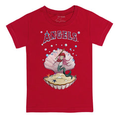 Los Angeles Angels Tiny Turnip Youth Mermaid T-Shirt - MLB