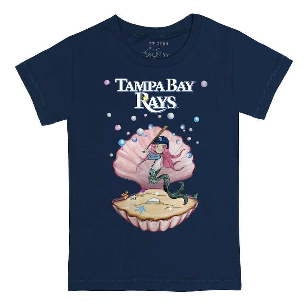 Tampa Bay Rays Tiny Turnip Youth Mermaid T-Shirt - MLB