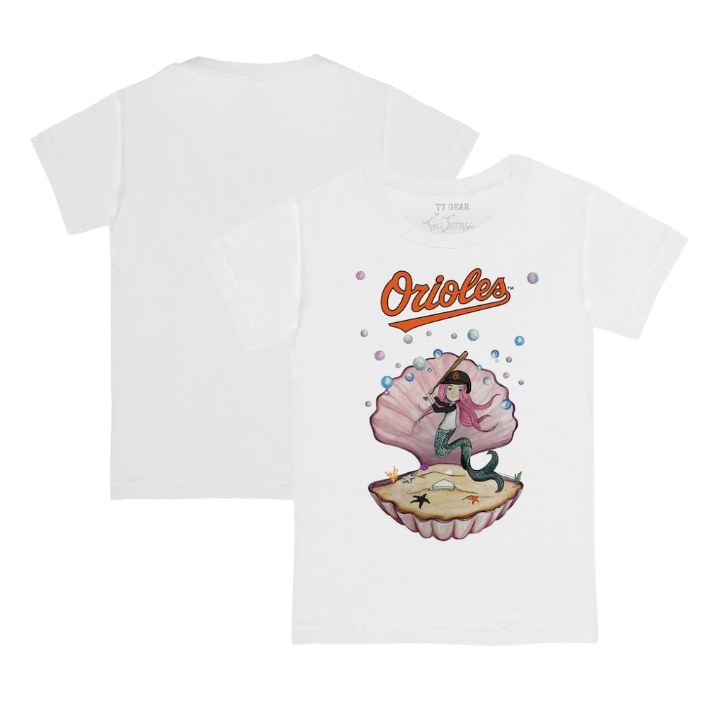Baltimore Orioles Tiny Turnip Youth Mermaid T-Shirt - MLB