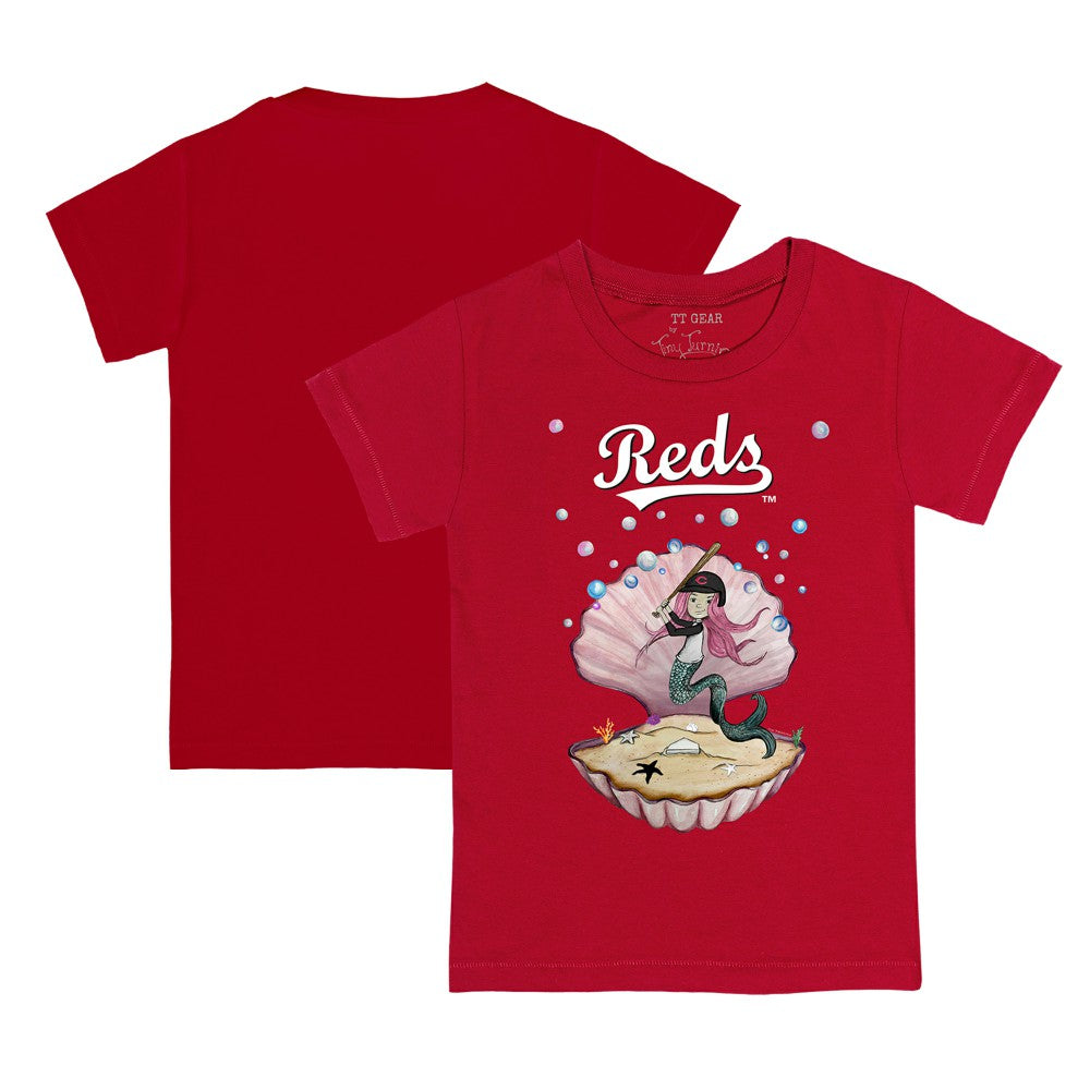 Cincinnati Reds Tiny Turnip Youth Mermaid T-Shirt - MLB