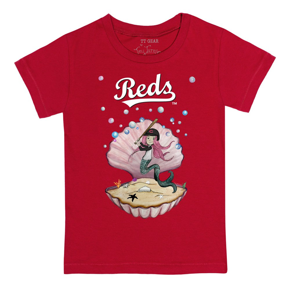 Cincinnati Reds Tiny Turnip Youth Mermaid T-Shirt - MLB