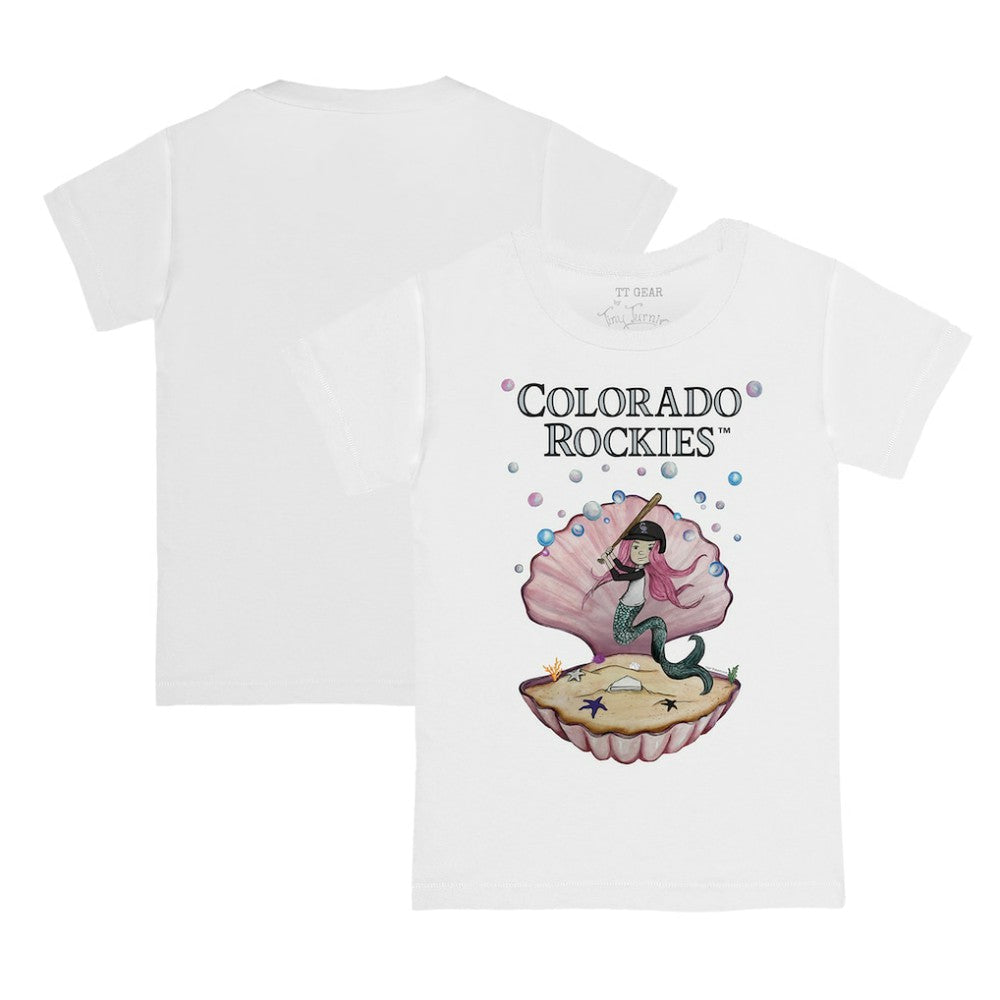 Colorado Rockies Tiny Turnip Youth Mermaid T-Shirt - MLB