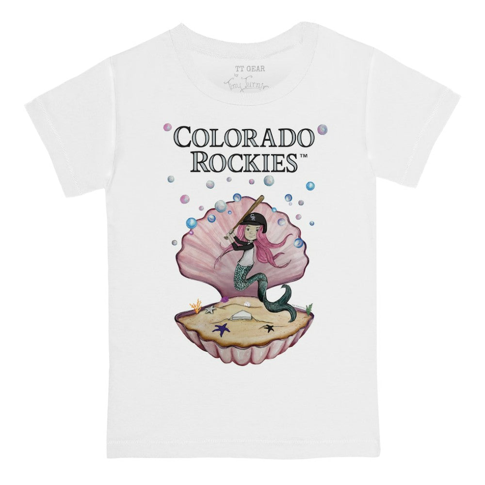 Colorado Rockies Tiny Turnip Youth Mermaid T-Shirt - MLB