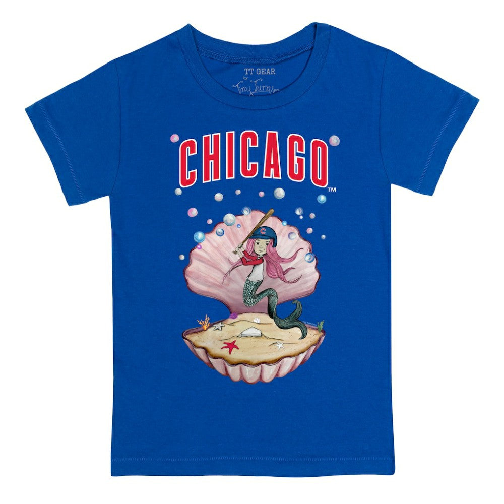 Chicago Cubs Tiny Turnip Youth Mermaid T-Shirt - MLB