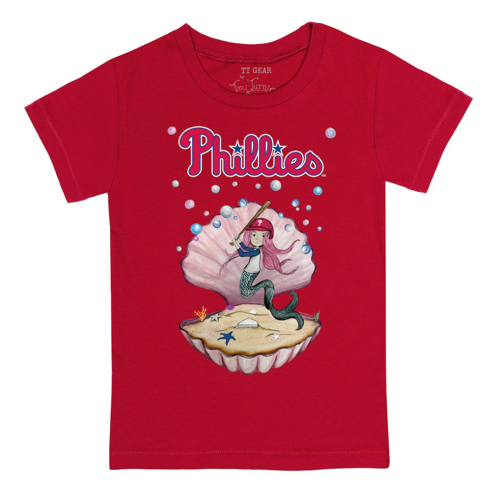 Philadelphia Phillies Tiny Turnip Youth Mermaid T-Shirt - MLB