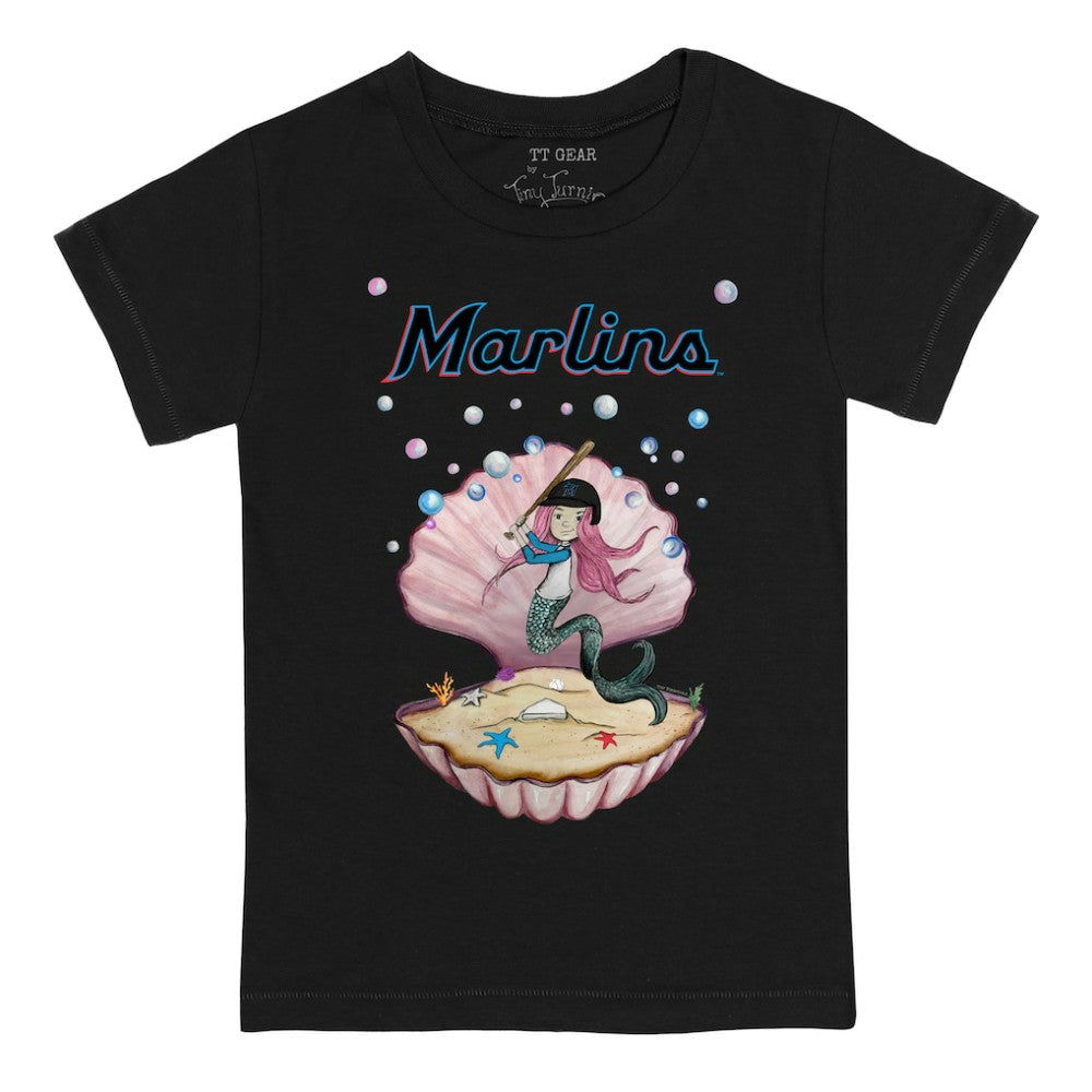 Miami Marlins Tiny Turnip Youth Mermaid T-Shirt - MLB