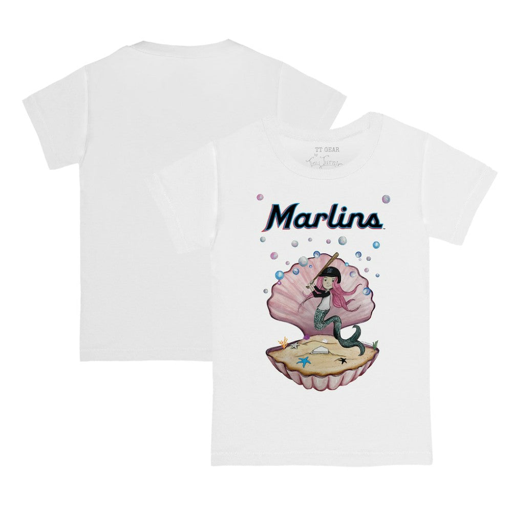 Miami Marlins Tiny Turnip Youth Mermaid T-Shirt - MLB
