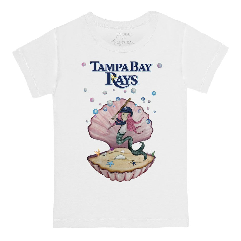 Tampa Bay Rays Tiny Turnip Youth Mermaid T-Shirt - MLB