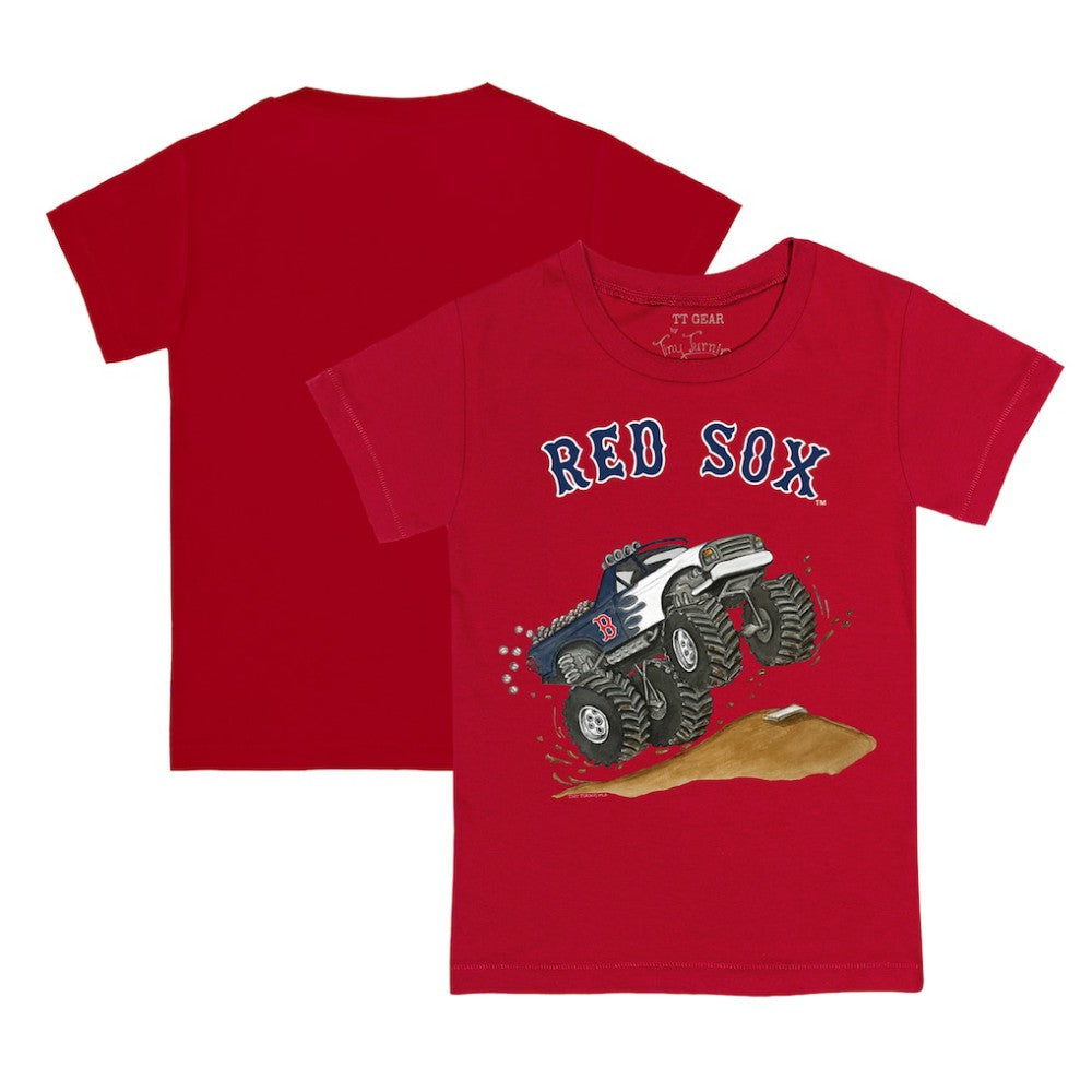 Boston Red Sox Tiny Turnip Youth Monster Truck T-Shirt - MLB