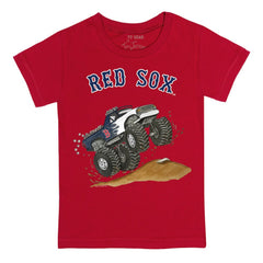 Boston Red Sox Tiny Turnip Youth Monster Truck T-Shirt - MLB
