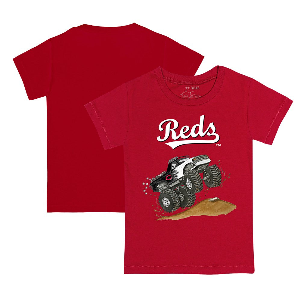 Cincinnati Reds Tiny Turnip Youth Monster Truck T-Shirt - MLB