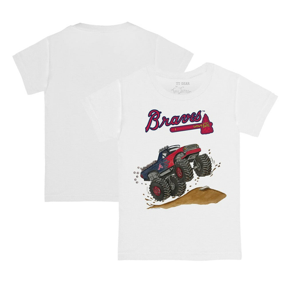 Atlanta Braves Tiny Turnip Youth Monster Truck T-Shirt - MLB