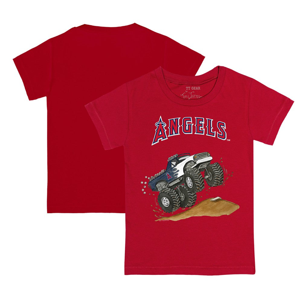 Los Angeles Angels Tiny Turnip Youth Monster Truck T-Shirt - MLB