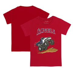 Los Angeles Angels Tiny Turnip Youth Monster Truck T-Shirt - MLB