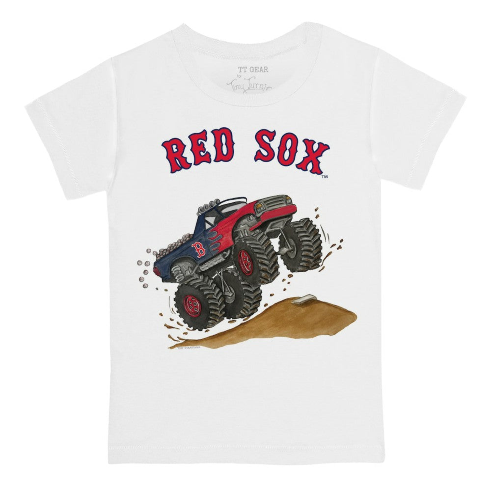 Boston Red Sox Tiny Turnip Youth Monster Truck T-Shirt - MLB