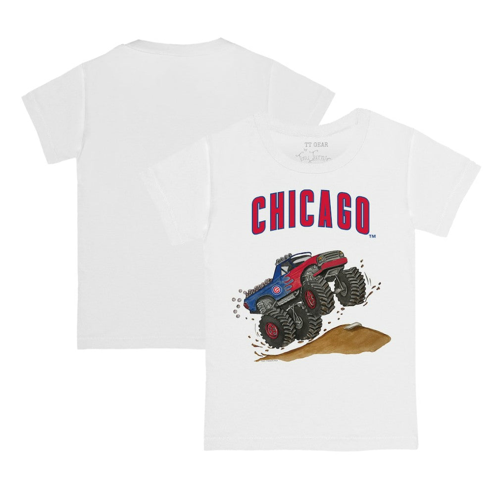 Chicago Cubs Tiny Turnip Youth Monster Truck T-Shirt - MLB