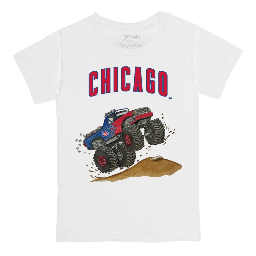 Chicago Cubs Tiny Turnip Youth Monster Truck T-Shirt - MLB