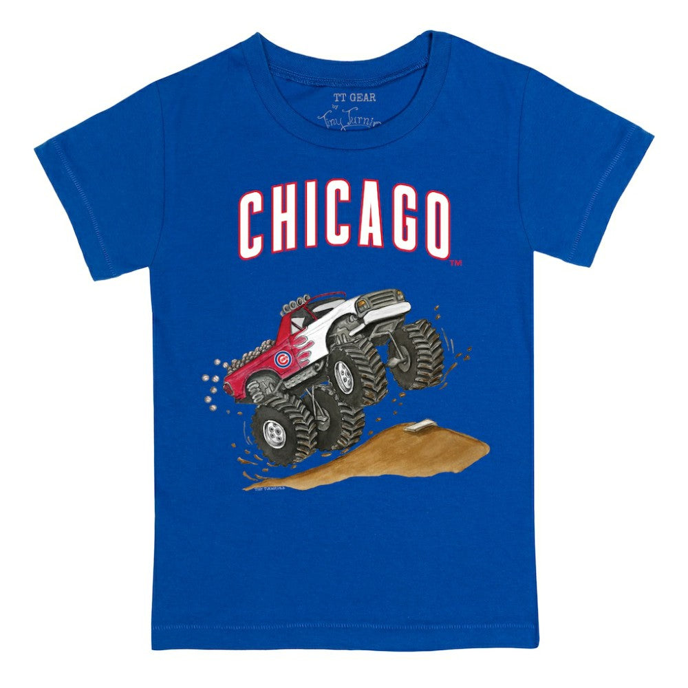 Chicago Cubs Tiny Turnip Youth Monster Truck T-Shirt - MLB