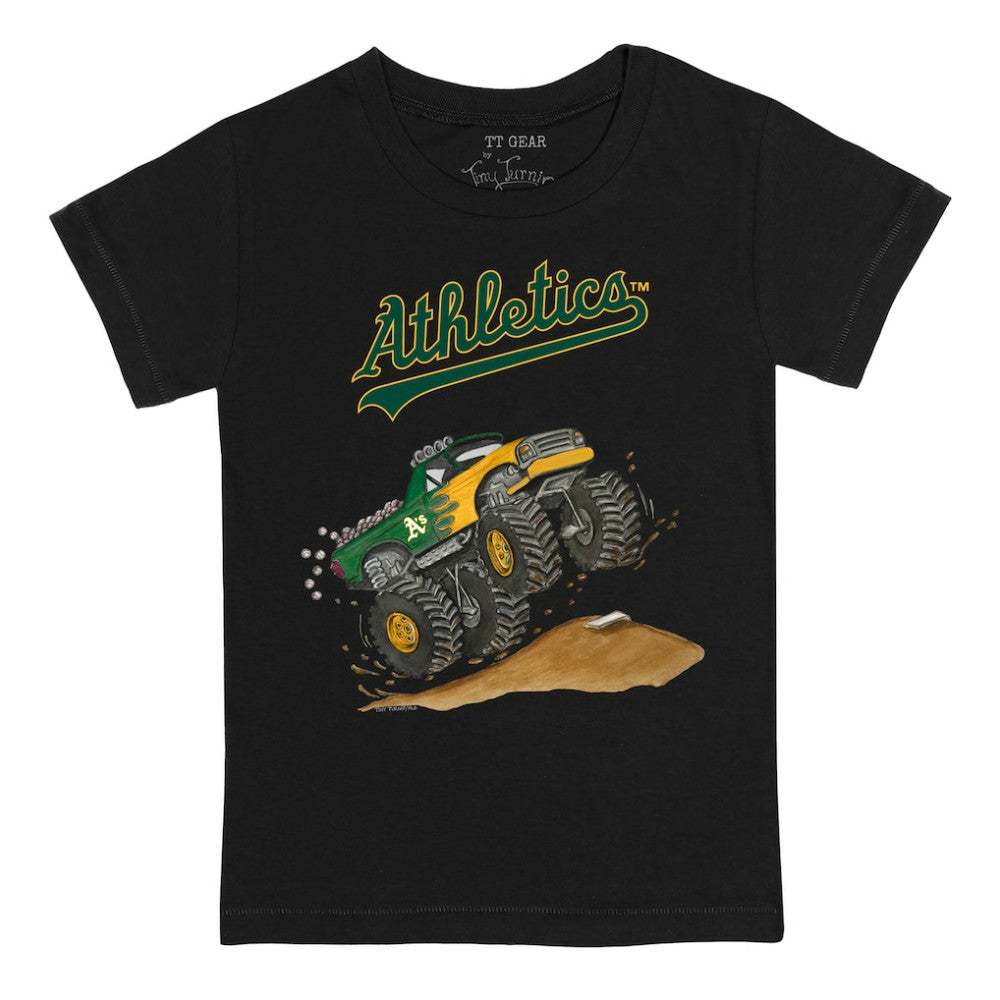 Athletics Tiny Turnip Youth Monster Truck T-Shirt - MLB