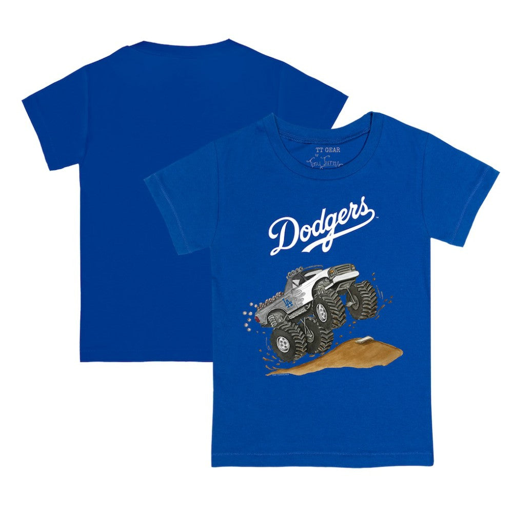 Los Angeles Dodgers Tiny Turnip Youth Monster Truck T-Shirt - MLB
