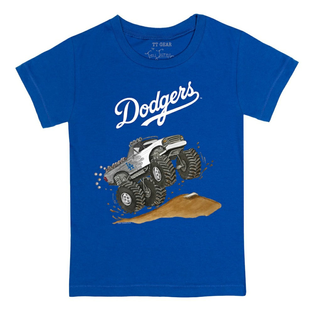 Los Angeles Dodgers Tiny Turnip Youth Monster Truck T-Shirt - MLB