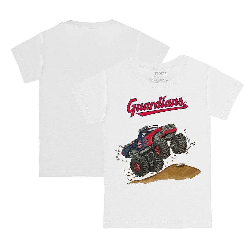 Cleveland Guardians Tiny Turnip Youth Monster Truck T-Shirt - MLB
