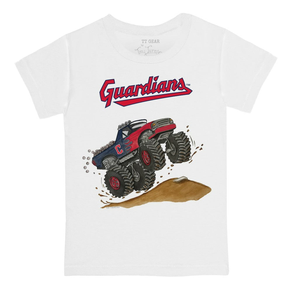 Cleveland Guardians Tiny Turnip Youth Monster Truck T-Shirt - MLB
