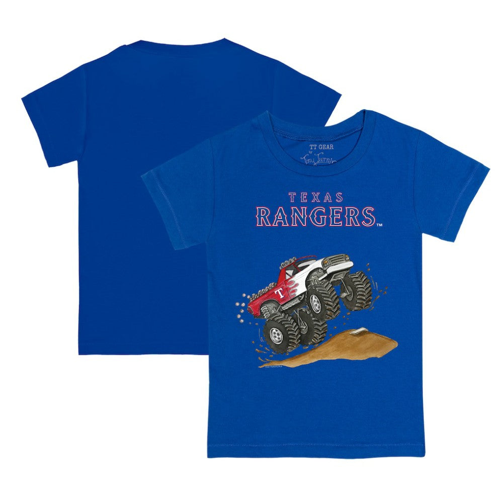 Texas Rangers Tiny Turnip Youth Monster Truck T-Shirt - MLB