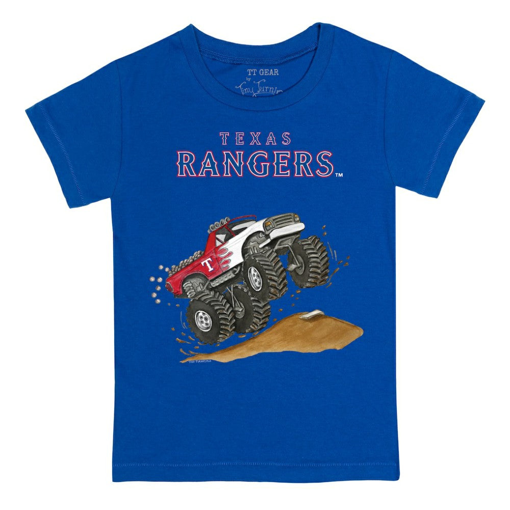 Texas Rangers Tiny Turnip Youth Monster Truck T-Shirt - MLB