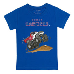 Texas Rangers Tiny Turnip Youth Monster Truck T-Shirt - MLB
